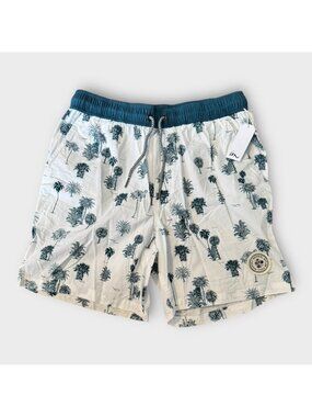 NWT Imperial Motion Chill Seekers Volley Cape Shorts Men’s S Elastic Waist Print